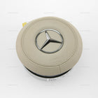 17-21 Mercedes-Benz S450 S560 S63 S65 AMG Driver Airbag Silk Beige Leather # 000-860-30-02-8R85