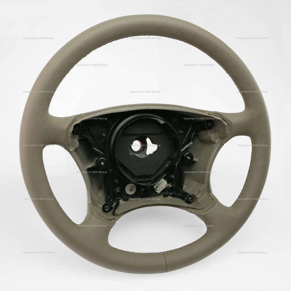 00-06 Mercedes-Benz CL500 CL600 CL65 S350 S430 S500 S55 S600 Beige Heated Steering Wheel # 220-460-16-03-8J09
