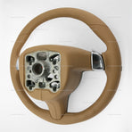 09-13 Porsche 997 Cayman Boxster PDK Steering Wheel Sand Beige Leather # 997-347-803-21-T24