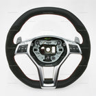 12-16 Mercedes-Benz C63 AMG Flat Bottom Alcantara Steering Wheel # 204-460-47-03-3D16