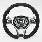 12-16 Mercedes-Benz C63 AMG Flat Bottom Alcantara Steering Wheel # 204-460-47-03-3D16