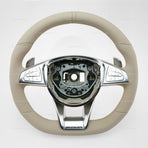 14-18 Mercedes-Benz S550e S600 S560 S600 S63 AMG S65 AMG Beige Steering Wheel # 217-460-28-03-8R85