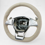 14-18 Mercedes-Benz S550e S600 S560 S600 S63 AMG S65 AMG Beige Steering Wheel # 217-460-28-03-8R85