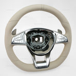 14-18 Mercedes-Benz S550e S600 S560 S600 S63 AMG S65 AMG Beige Steering Wheel # 217-460-28-03-8R85