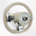 14-18 Mercedes-Benz S550e S600 S560 S600 S63 AMG S65 AMG Beige Steering Wheel # 217-460-28-03-8R85