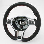 13-14 Mercedes-Benz C250 C300 C350 C63 Flat Bottom Steering Wheel # 204-460-45-03-3D16