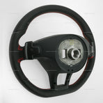 13-14 Mercedes-Benz C250 C300 C350 C63 Flat Bottom Steering Wheel # 204-460-45-03-3D16