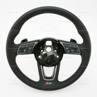 18-20 Audi RS5 Punched Leather Heated Steering Wheel # 8W0-419-091-DD-NOQ