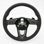 18-20 Audi RS5 Punched Leather Heated Steering Wheel # 8W0-419-091-DD-NOQ
