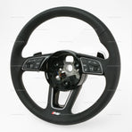 18-20 Audi RS5 Punched Leather Heated Steering Wheel # 8W0-419-091-DD-NOQ