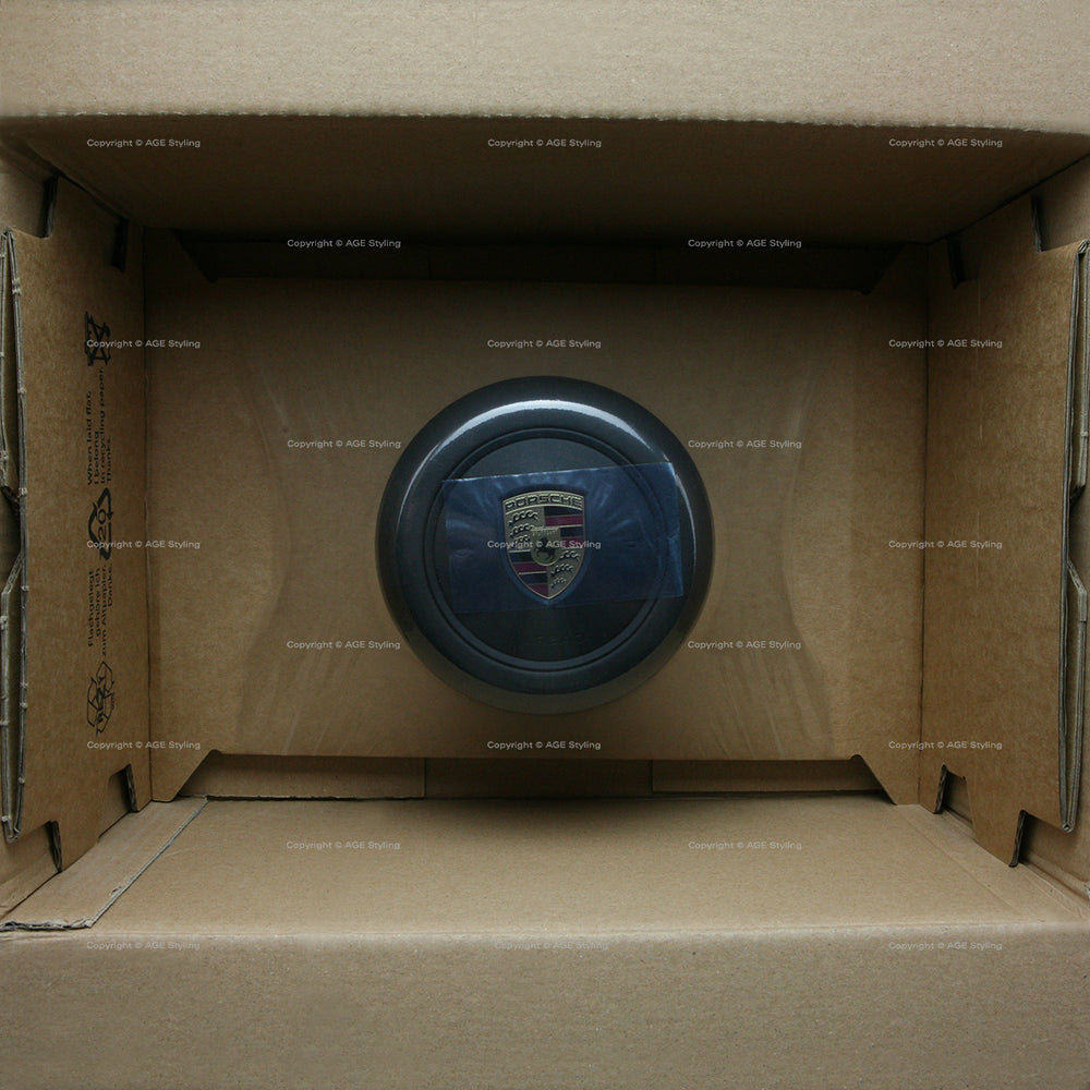 17-25 Porsche Cayman Boxster Driver Airbag Black Leather # 982-880-201-M-IA6