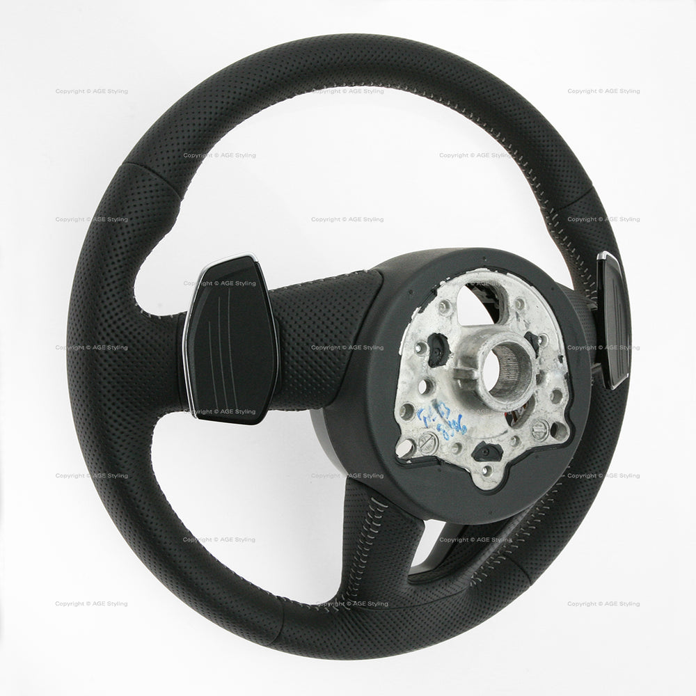 18-20 Audi RS5 Punched Leather Heated Steering Wheel # 8W0-419-091-DD-NOQ