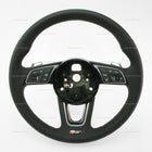 18-22 Audi RS5 Punched Leather Heated Steering Wheel # 8W0-419-091-FD-NOQ