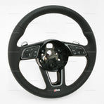 18-22 Audi RS5 Punched Leather Heated Steering Wheel # 8W0-419-091-FD-NOQ