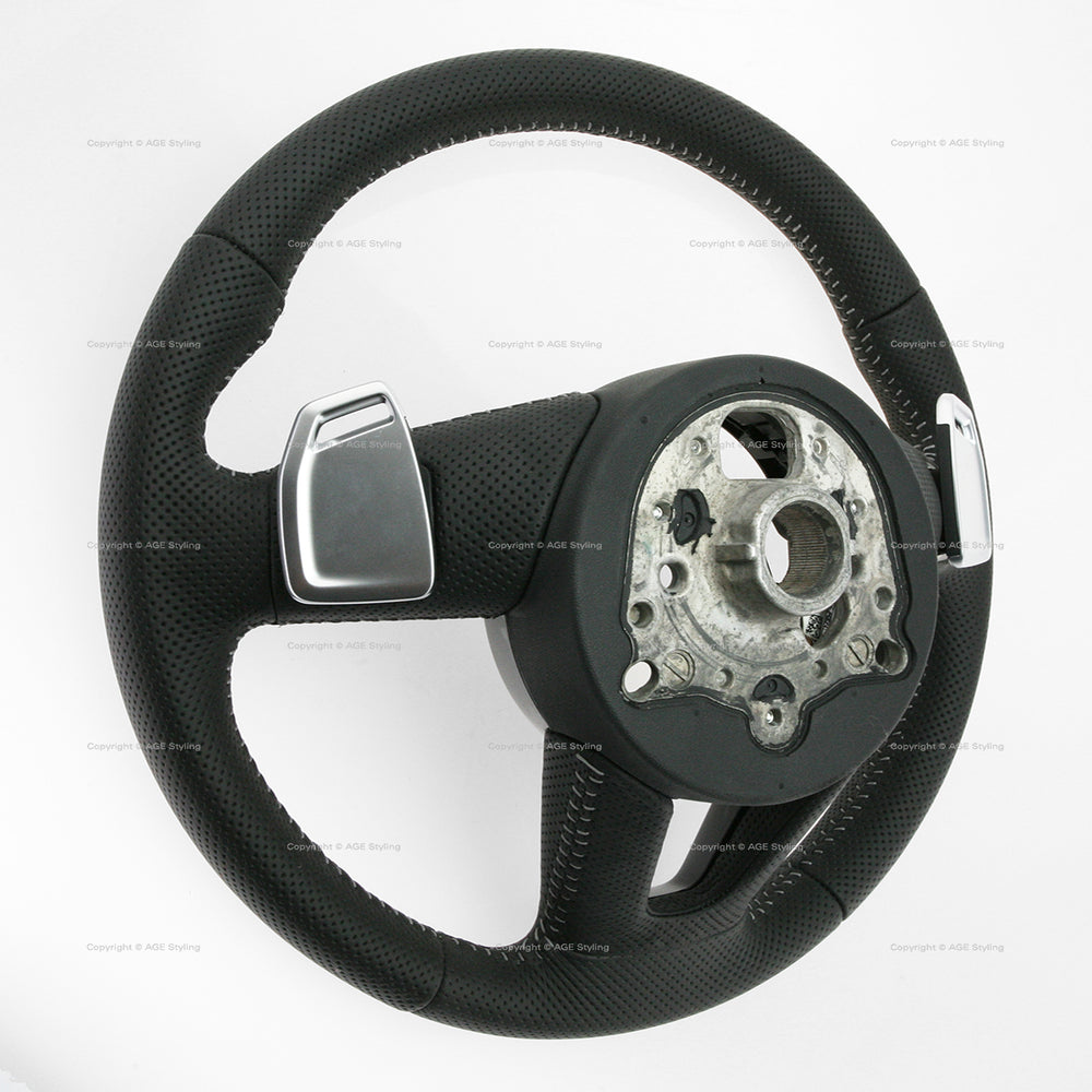 18-22 Audi RS5 Punched Leather Heated Steering Wheel # 8W0-419-091-FD-NOQ