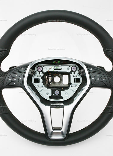 12-15 Mercedes-Benz C250 C350 E250 E350 E400 E550 Steering Wheel # 218-460-08-18-9E38, 218 460 08 18 9E38, 21846008189E38, A21846008189E38