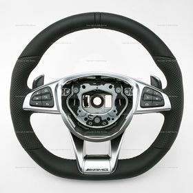16-19 Mercedes-Benz AMG GT AMG GTC AMG GTR AMG GTS Flat Bottom Steering Wheel # 190-460-00-03-9E38, 190 460 00 03 9E38, 19046000039E38