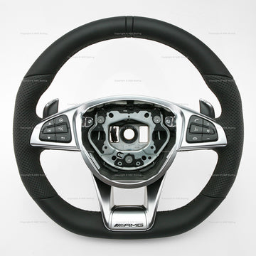 16-19 Mercedes-Benz AMG GT AMG GTC AMG GTR AMG GTS Flat Bottom Steering Wheel # 190-460-00-03-9E38, 190 460 00 03 9E38, 19046000039E38