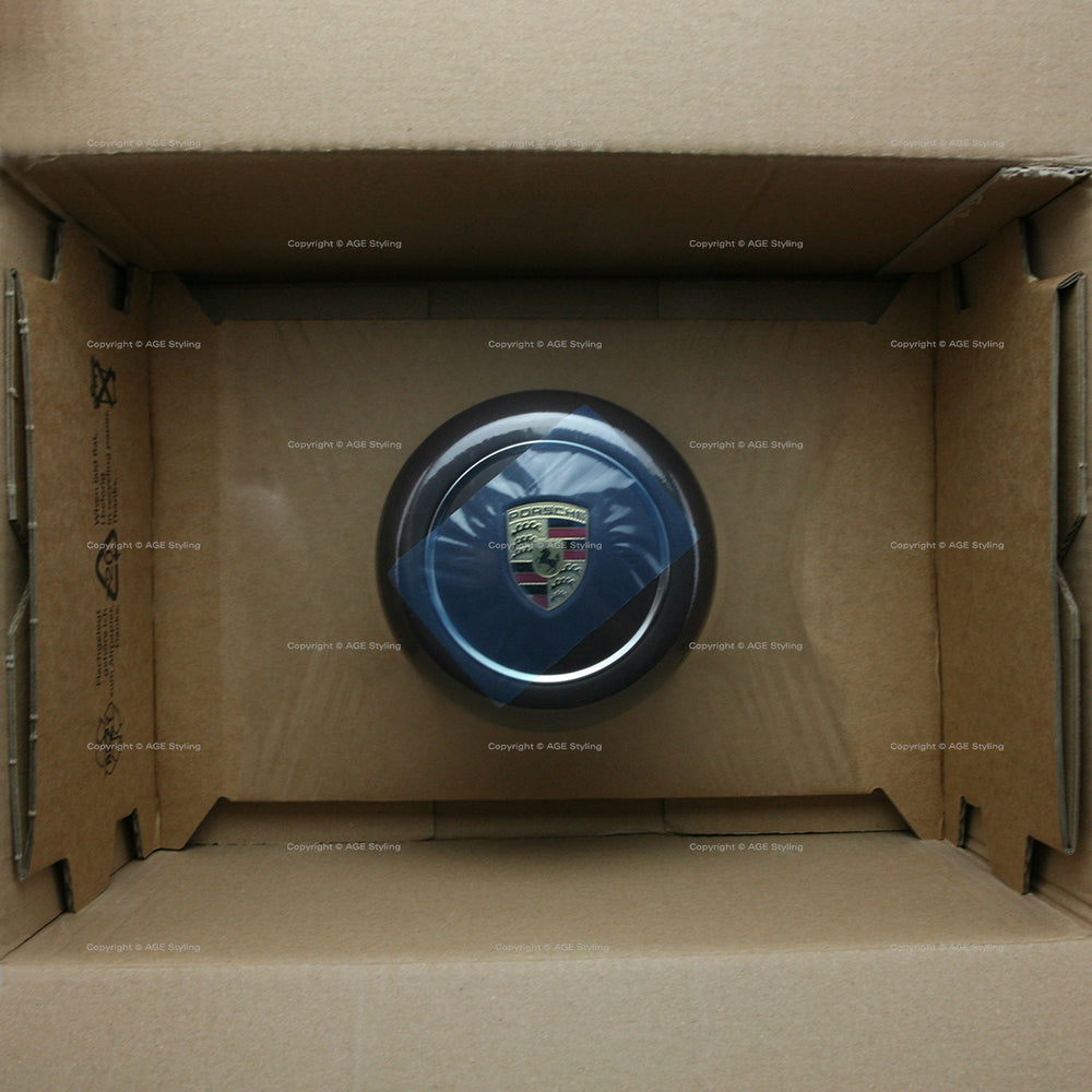 16-19 Porsche 911 Driver Airbag Espresso Brown Leather # 9P1-880-201-AN-6H6