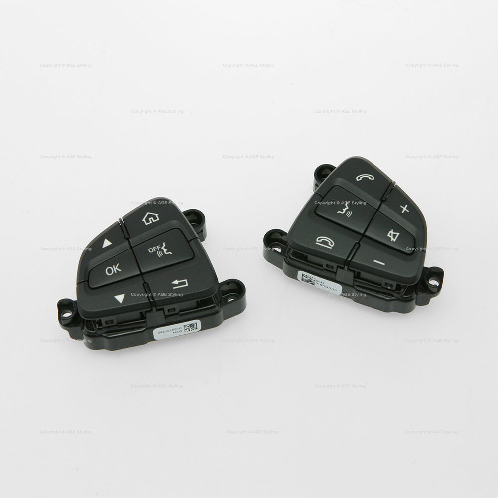 16-19 Mercedes-Benz AMG GT GTC GTR GTS Multimedia Switch Set L&R # 099-905-00-51, 099 905 00 51, 0999050051, 099-905-01-51, 099 905 01 51, 0999050151