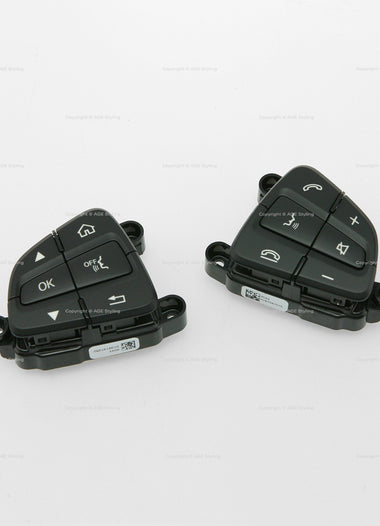 16-19 Mercedes-Benz AMG GT GTC GTR GTS Multimedia Switch Set L&R # 099-905-00-51, 099 905 00 51, 0999050051, 099-905-01-51, 099 905 01 51, 0999050151