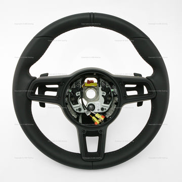 20-25 Porsche Cayman Boxster Spyder Steering Wheel # 9GT-419-091-BM-A34, 9GT 419 091 BM A34, 9GT419091BMA34