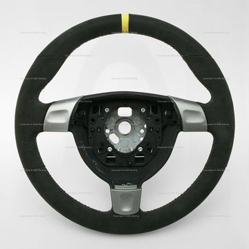 07-11 Porsche 997 GT3 RS Suede Alcantara Steering Wheel # 997-347-804-92-A15, 997 347 804 92 A15, 997-347-804-92-A15