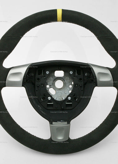 07-11 Porsche 997 GT3 RS Suede Alcantara Steering Wheel # 997-347-804-92-A15, 997 347 804 92 A15, 997-347-804-92-A15
