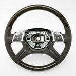 12-16 Mercedes-Benz GL350 GL450 GL550 ML350 ML550 Brown Eucalyptus Wood Steering Wheel # 166-460-15-03-8P18