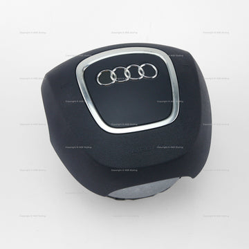 Audi A6 S6 Driver Airbag Indigo Blue # 4F0-880-201-BA-4D9, 4F0 880 201 BA 4D9, 4F0880201BA4D9, 4F0-880-201-BK-4D9, 4F0 880 201 BK 4D9, 4F0880201BK4D9