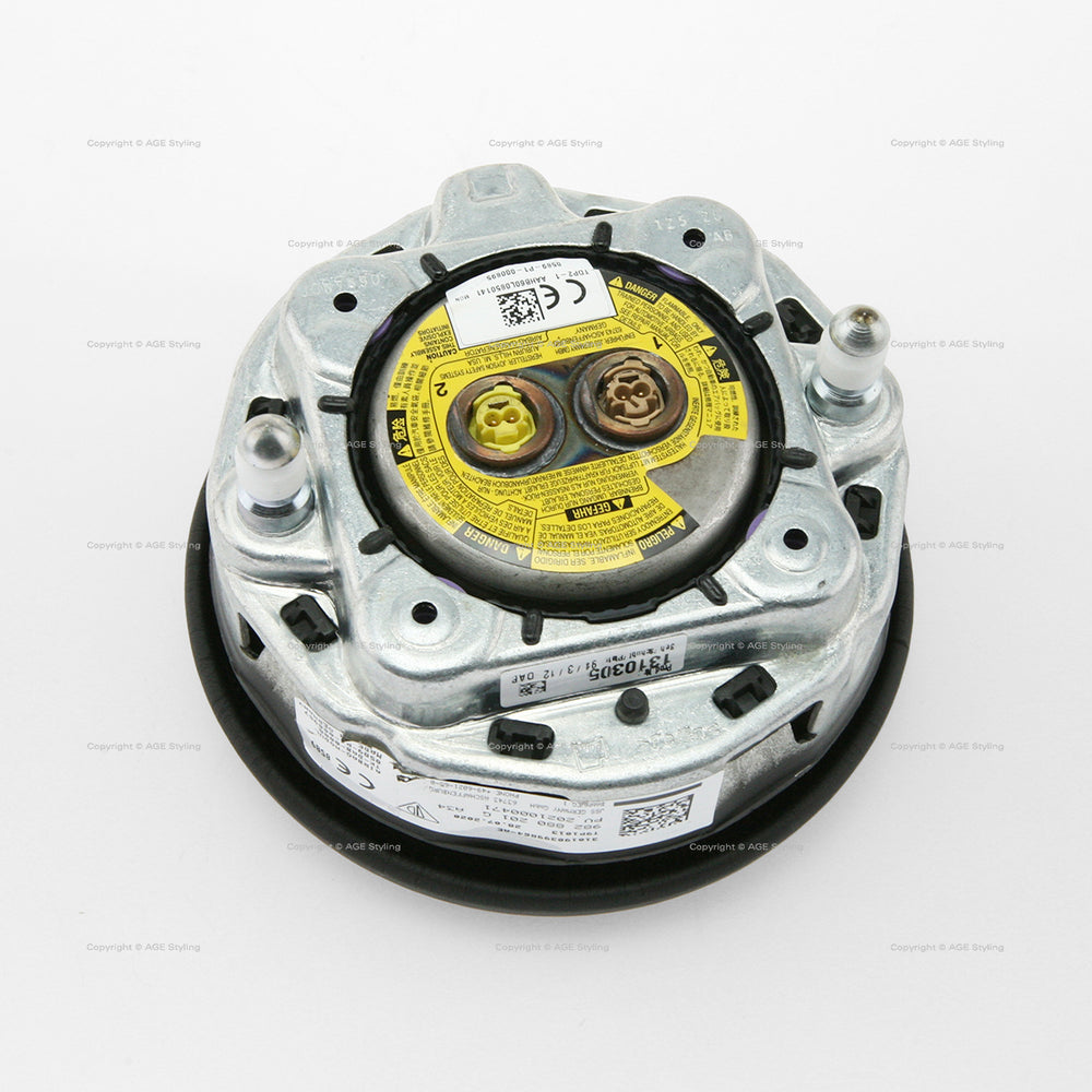 17-25 Porsche Boxster Cayman Spyder Driver Airbag Black Leather # 982-880-201-G-A34