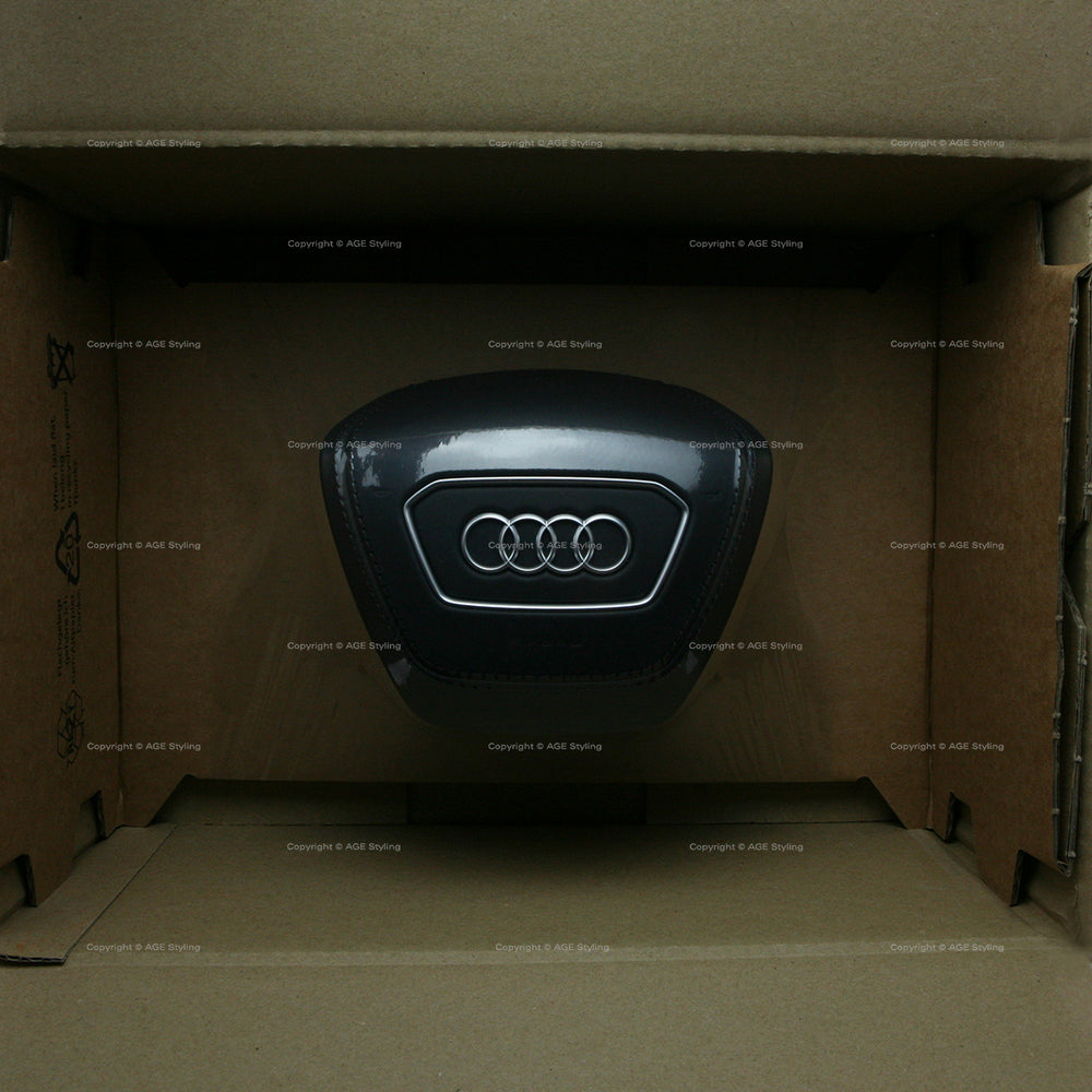 19-23 Audi A6 A6 A8 e-tron Fahrerairbag Schwarzes Leder # 4N0-880-201-J-1KT
