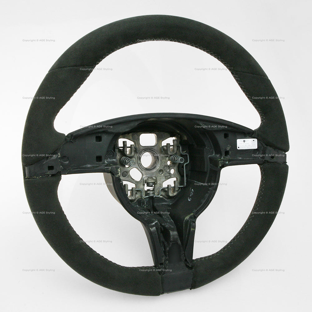 Porsche 911 997 GT3 GT2 Suede Steering Wheel # 997-347-804-95-A15, 997 347 804 95 A15, 99734780495A15, 997-347-804-A0-A15, 997 347 804 A0 A15, 997347804A0A15