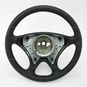 98-04 Mercedes-Benz SLK230 SLK320 Steering Wheel Black Leather # 170-460-22-03-9C29, A-170-460-22-03-9C29, 17046022039C29