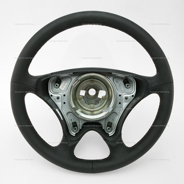 98-04 Mercedes-Benz SLK230 SLK320 Steering Wheel Black Leather # 170-460-22-03-9C29, A-170-460-22-03-9C29, 17046022039C29