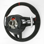 17-19 Porsche GT2 GT3 RS Suede Alcantara Steering Wheel 9P1-419-091-GD-RBV