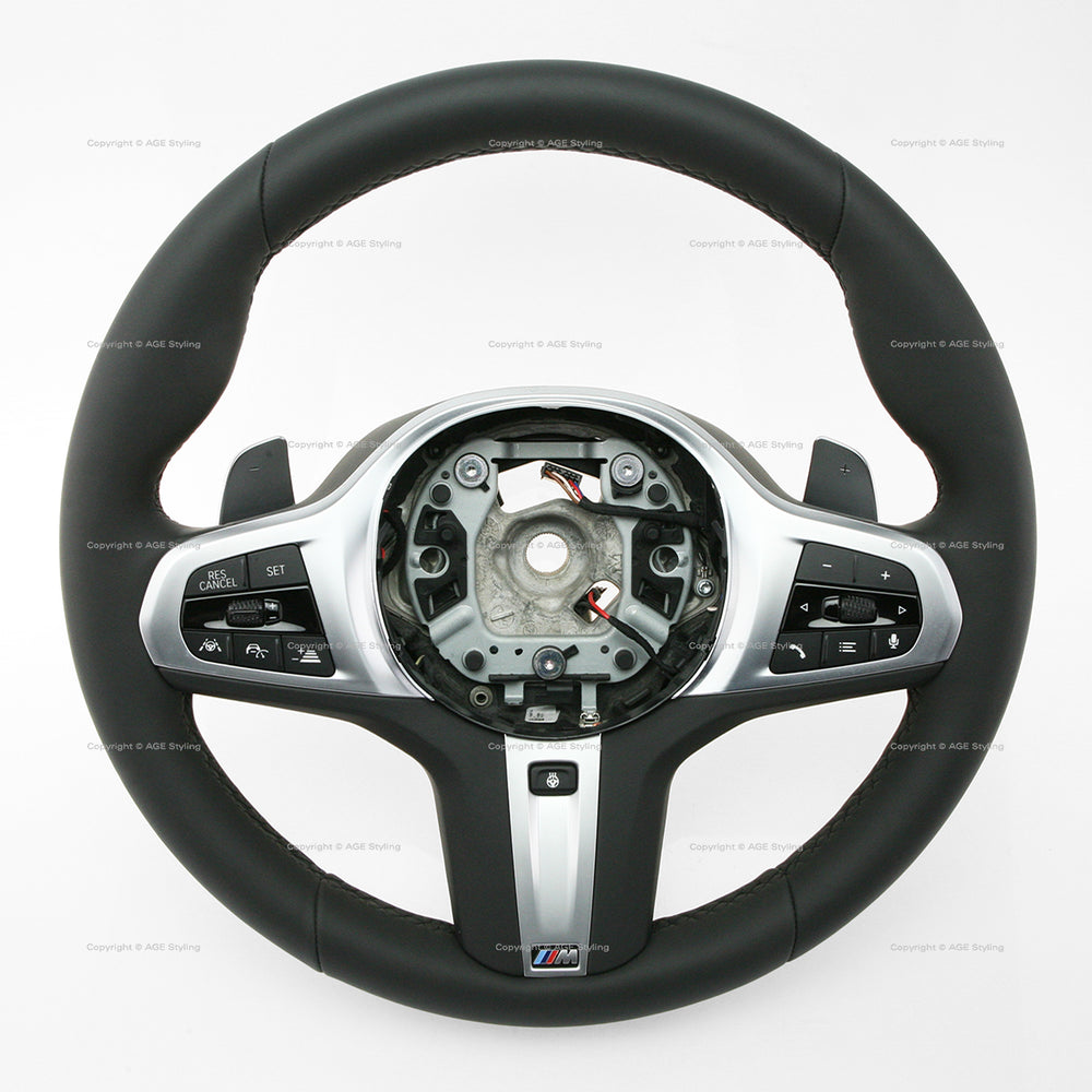 18-24 BMW X3 X4 M Sport Heated Leather Steering Wheel with Driving Assistant Plus # 32-30-8-094-548, 32 30 8 094 548, 32308094548