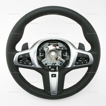 18-24 BMW X3 X4 M Sport Heated Leather Steering Wheel with Driving Assistant Plus # 32-30-8-094-548, 32 30 8 094 548, 32308094548