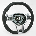 12-18 Mercedes-Benz E550 E63 C63 AMG Flat Bottom Steering Wheel # 172-460-51-03-9E38