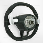 12-18 Mercedes-Benz E550 E63 C63 AMG Flat Bottom Steering Wheel # 172-460-51-03-9E38