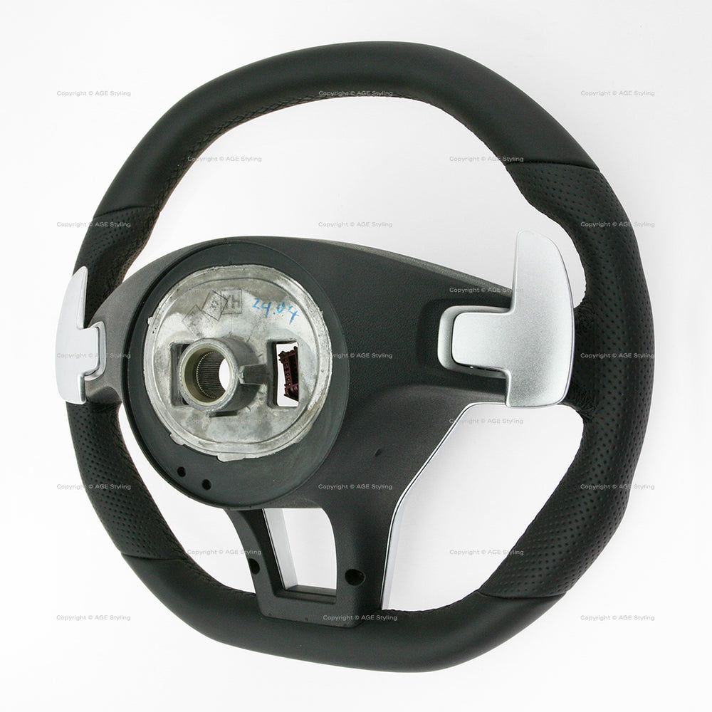 12-18 Mercedes-Benz E550 E63 C63 AMG Flat Bottom Steering Wheel # 172-460-51-03-9E38