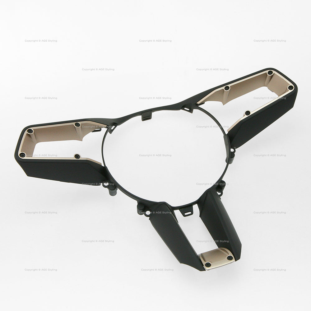 20-25 Porsche 911 Steering Wheel Front Bezel Trim Black Neodyme # 992‑419‑732‑IA7, 992 419 732 IA7, 992419732IA7