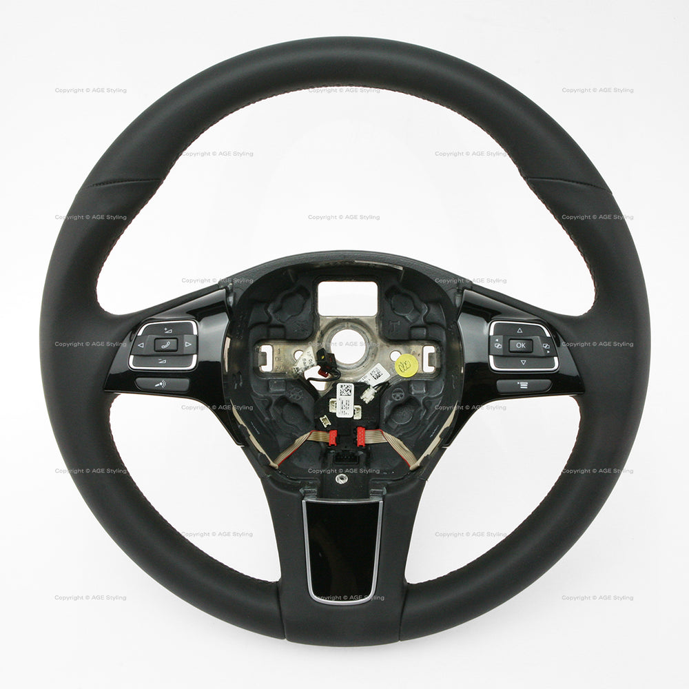 11-16 Volkswagen Touareg Multimedia Heated Steering Wheel Black # 7P6-419-091-G-NGB, 7P6 419 091 G NGB, 7P6419091GNGB