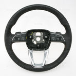 17-20 Audi Q7 A4 Allroad Schwarzes Lederlenkrad # 4M0-419-091-B-MJM