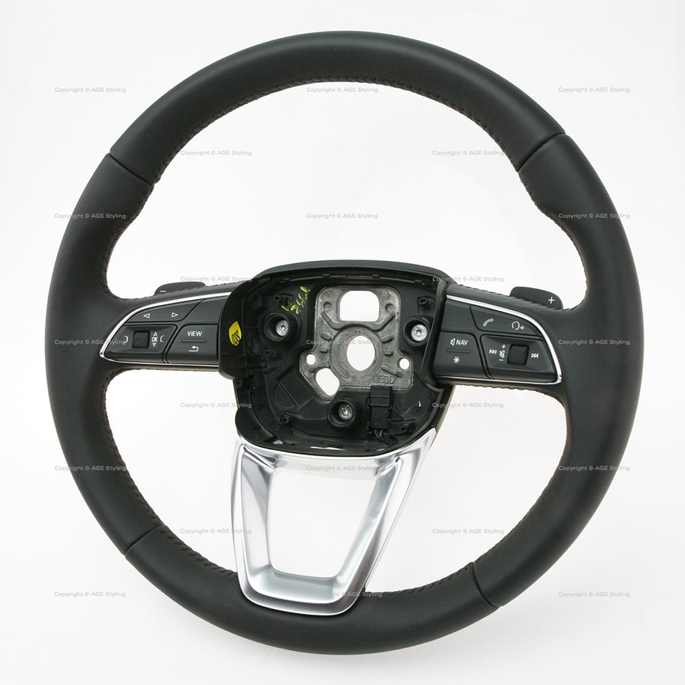 17-20 Audi Q7 A4 Allroad Schwarzes Lederlenkrad # 4M0-419-091-B-MJM