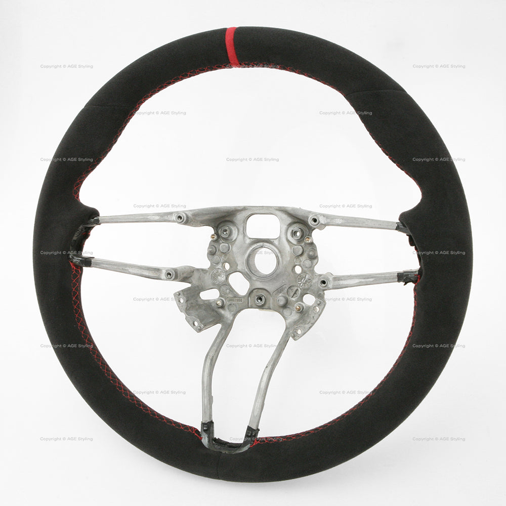 17-19 Porsche GT2 GT3 RS Suede Alcantara Steering Wheel # 9P1-419-091-GD-RBV