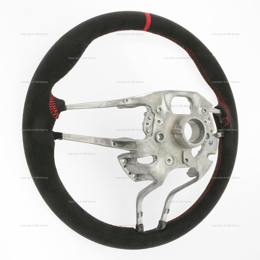 17-19 Porsche GT2 GT3 RS Suede Alcantara Steering Wheel # 9P1-419-091-GD-RBV