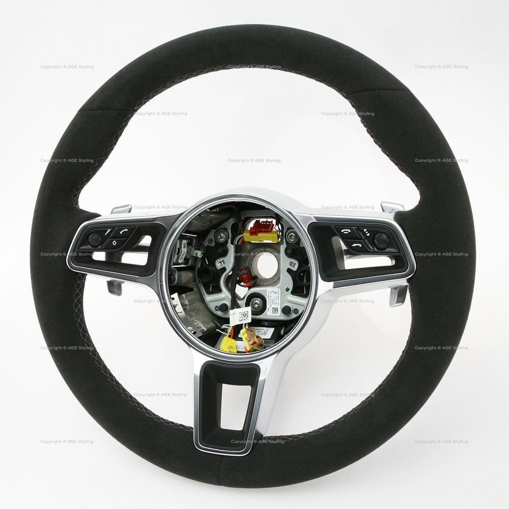 16-18 Porsche Macan Alcantara PDK-Lenkrad aus Wildleder # 95B-419-091-AP-2W0
