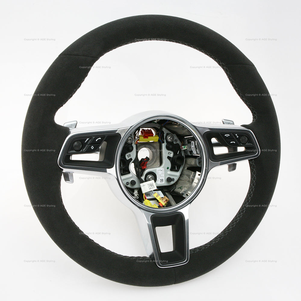 16-18 Porsche Macan Alcantara PDK-Lenkrad aus Wildleder # 95B-419-091-AP-2W0