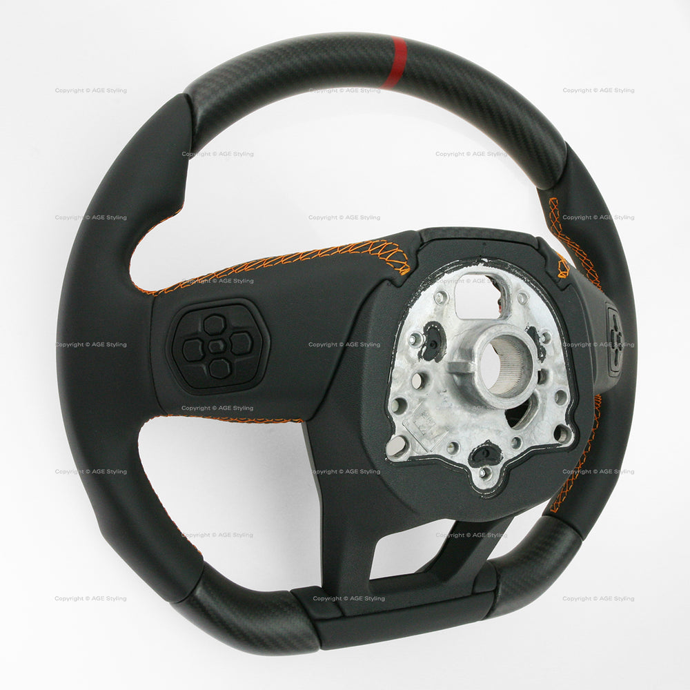 Lamborghini Revuelto Full Carbon Fiber Leather Steering Wheel # 47B‑419‑091‑K‑QG8